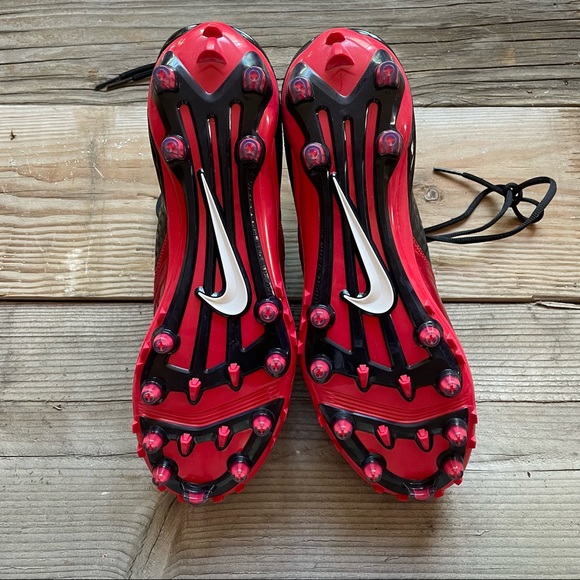 New Men Nike Lunar Superbad Pro TD Football Cleats Atlanta Falcons - Picture 8 of 8